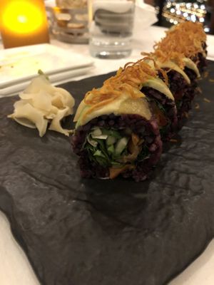 Forbidden Roll (order whole roll or a smaller one a part of the “Plant-Based Unplugged” selection) at Walt Disney World - California Grill in Lake Buena Vista