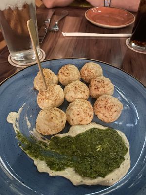 Cheesy bread bites at Walt Disney World - Jungle Navigation Co Skipper Canteen in Lake Buena Vista