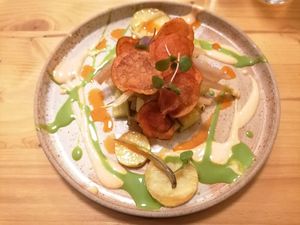 Potato smoked paprika at Locafé in Grenoble