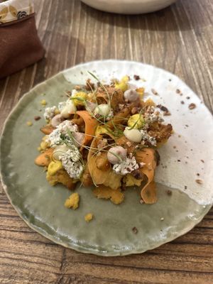 Polenta starter  at Locafé in Grenoble