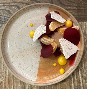 Clémentine dessert  at Locafé in Grenoble