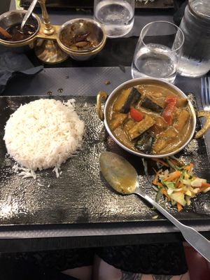 Curry with rice  at Joshore Road in Toulouse