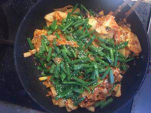 Homemade Kimchi at The Light Cuisine in Sapa