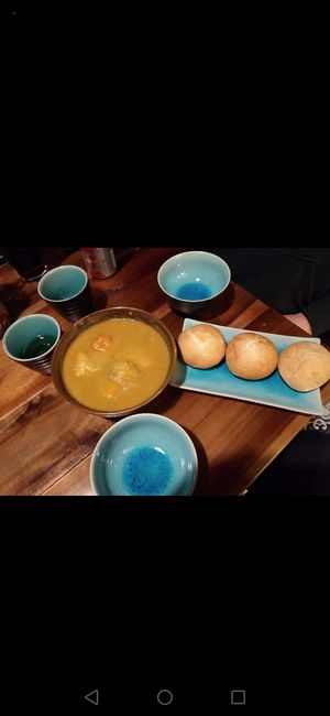 Delicious vegetable curry at Bodhi in Hanoi