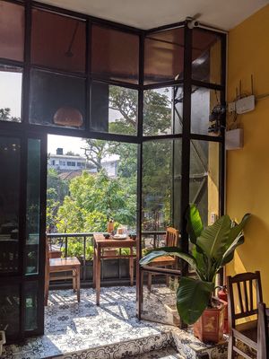 Balcony at Bodhi in Hanoi