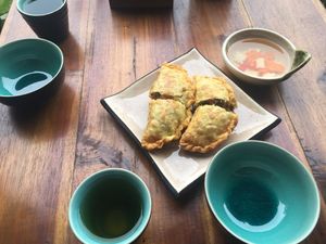 Dumplings  at Bodhi in Hanoi