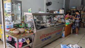 Food stall at Vegan Food Saraburi in Saraburi