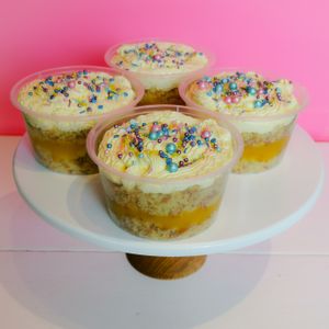 Com-postable Cake Pots at Cabbage Patch Bakery in Pudsey