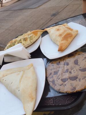 Empanaditas at La Converseria in Santiago