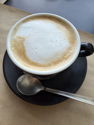 Double caramel macchiato   at La Converseria in Santiago