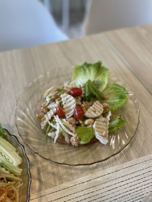 Thai salad with meat    at Sook Sathorn - Silom in Bangkok
