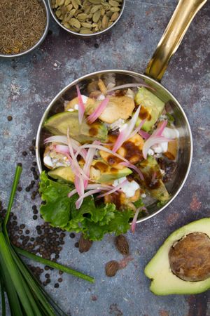 Papri Avacado Chaat at Taj Mahal in San Jose