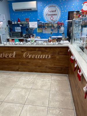 Inside store at Sweet Creams in Honolulu