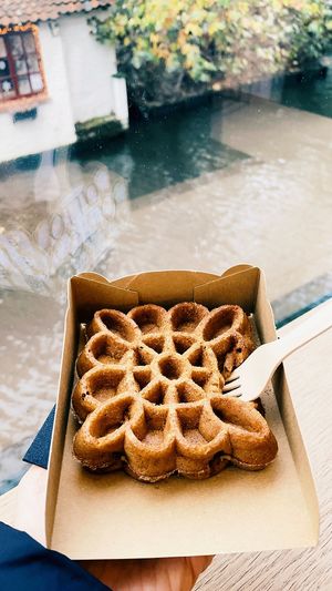   at Otto Waffle Atelier in Bruges