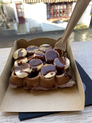   at Otto Waffle Atelier in Bruges