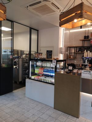 Inside at Otto Waffle Atelier in Bruges