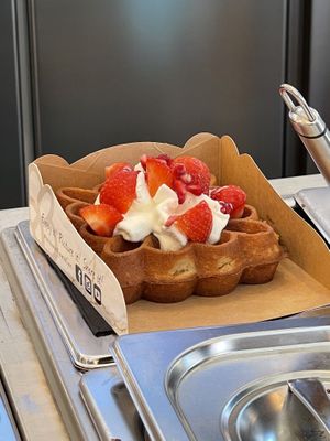   at Otto Waffle Atelier in Bruges
