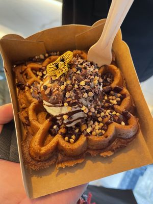   at Otto Waffle Atelier in Bruges