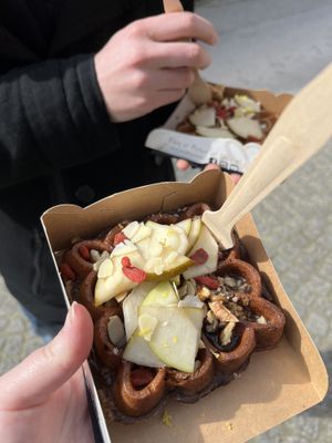   at Otto Waffle Atelier in Bruges