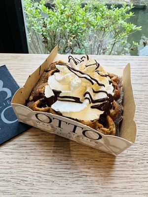   at Otto Waffle Atelier in Bruges