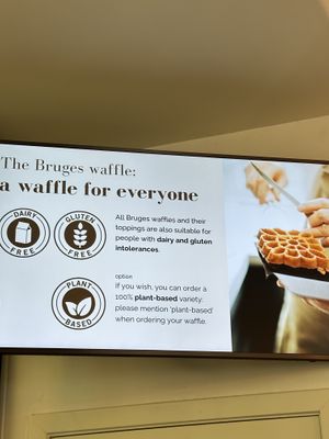   at Otto Waffle Atelier in Bruges