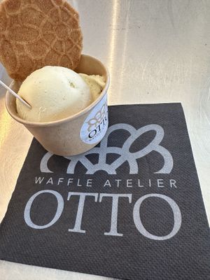   at Otto Waffle Atelier in Bruges