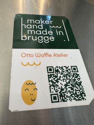   at Otto Waffle Atelier in Bruges
