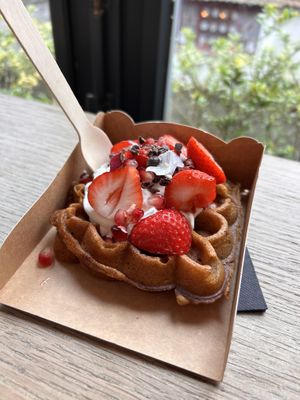   at Otto Waffle Atelier in Bruges