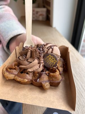   at Otto Waffle Atelier in Bruges