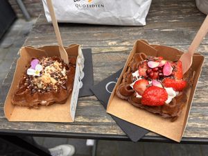   at Otto Waffle Atelier in Bruges