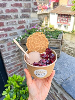   at Otto Waffle Atelier in Bruges