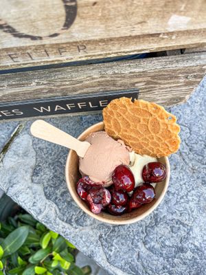   at Otto Waffle Atelier in Bruges
