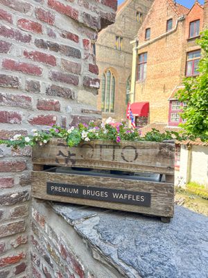   at Otto Waffle Atelier in Bruges