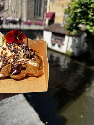   at Otto Waffle Atelier in Bruges