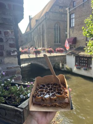   at Otto Waffle Atelier in Bruges