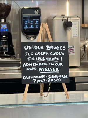   at Otto Waffle Atelier in Bruges