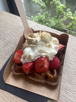   at Otto Waffle Atelier in Bruges