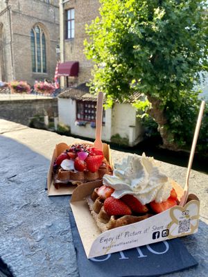   at Otto Waffle Atelier in Bruges