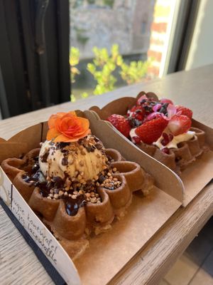   at Otto Waffle Atelier in Bruges
