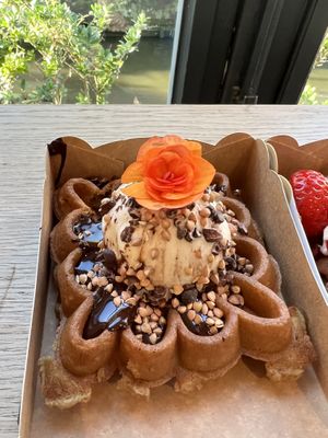   at Otto Waffle Atelier in Bruges
