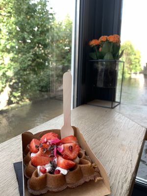   at Otto Waffle Atelier in Bruges