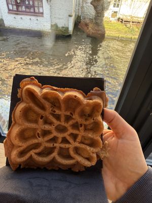   at Otto Waffle Atelier in Bruges