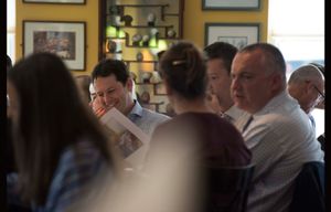 Roly's is a 'buzzy' restaurant. Where Dubliners celebrate.  at Roly's Bistro in Dublin