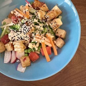 'Tuna' & Sweet Chilli Tofu Poké Bowl (meal kit)  at Sorry I've Got Plants in Toronto