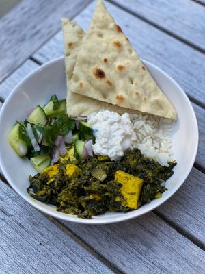 Saag paneer at Sorry I've Got Plants in Toronto