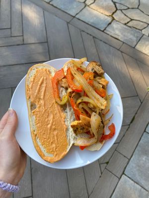 Philly cheesesteak at Sorry I've Got Plants in Toronto
