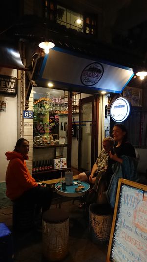 The front of the business is just around the corner from the railway crossing. Which is a tourist hot spot & a very busy & bustling place. at The Railway Hanoi 2 in Hanoi