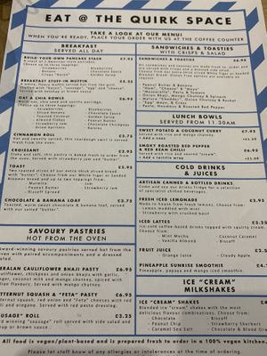 I could eat all of this 🌱! 💚 at The Quirk Space in Olney