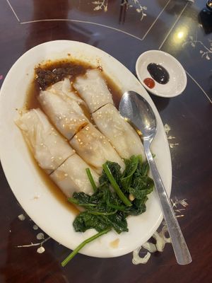 Chee cheong fun  at Nature's Vegetarian Restaurant in Petaling Jaya