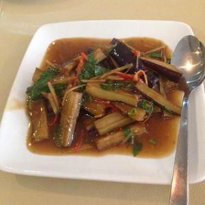 Eggplant at Nature's Vegetarian Restaurant in Petaling Jaya